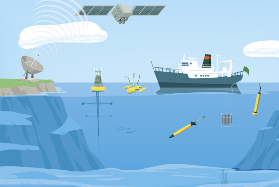Monitoring methods for marine observation